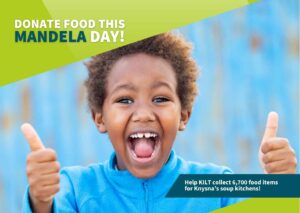 KILT Mandela Day 2026 call to donate with Food Lovers Market
