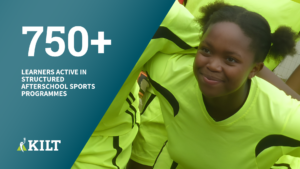 A still from the video showing the impact of after school sports programmes